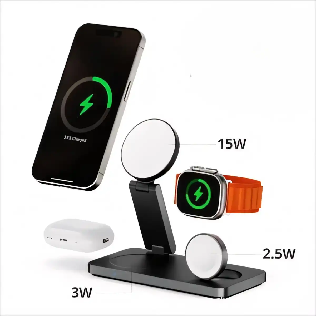 Foldable 3 in 1 Charging Station product detail view