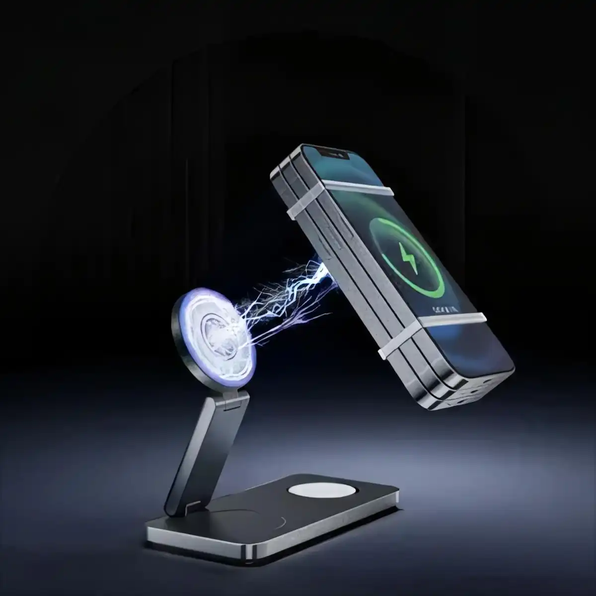 Foldable 3 in 1 Charging Station product close-up