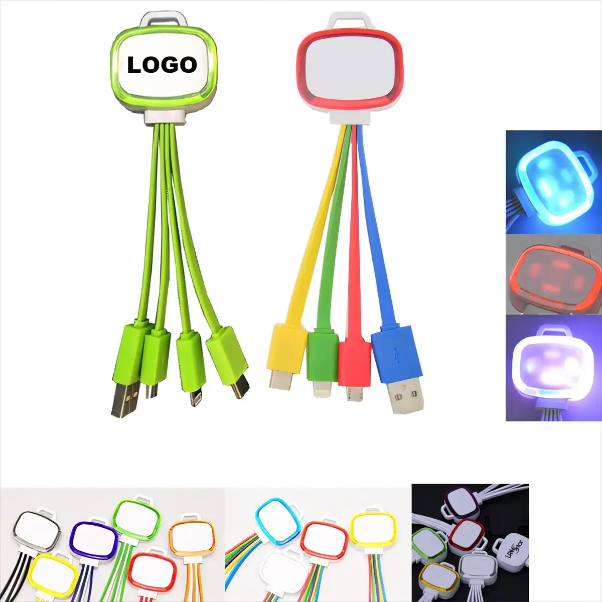 Multifunctional LED Charging Cable