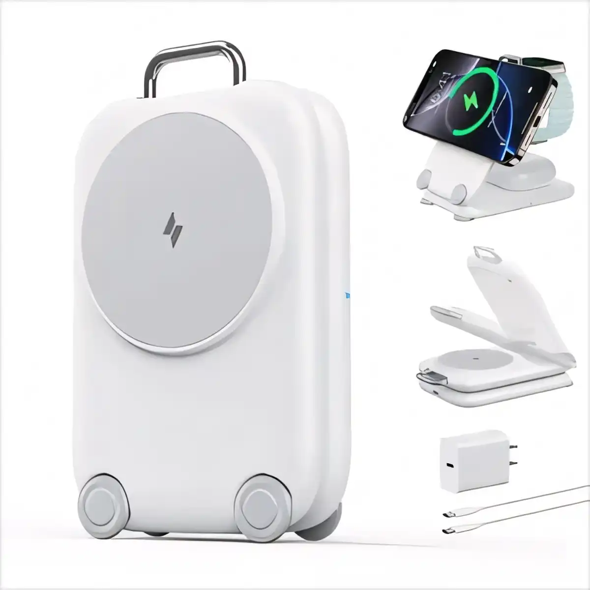 3 in 1 Foldable Charging Station alternate product angle