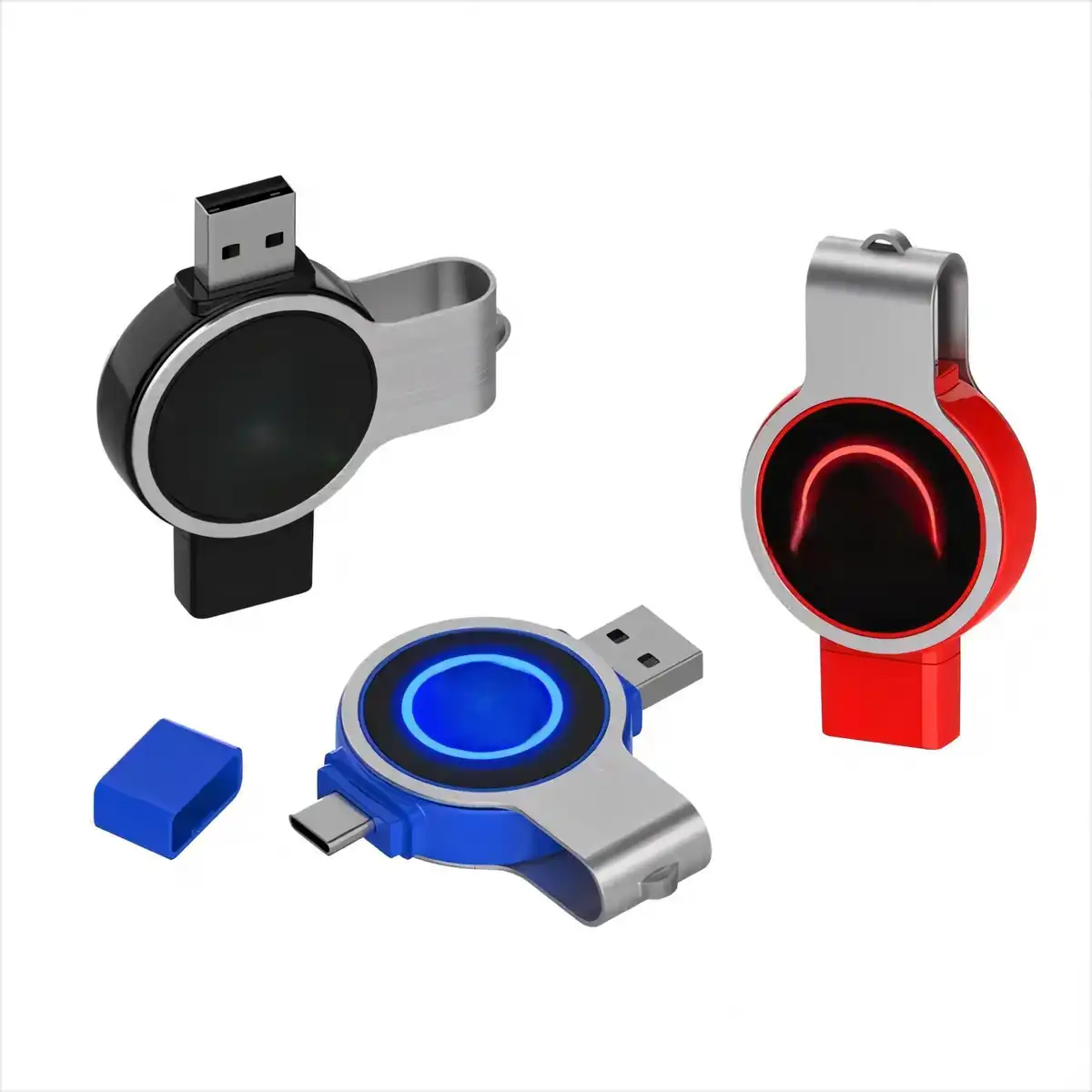 Dual Connector LED Flash Drive