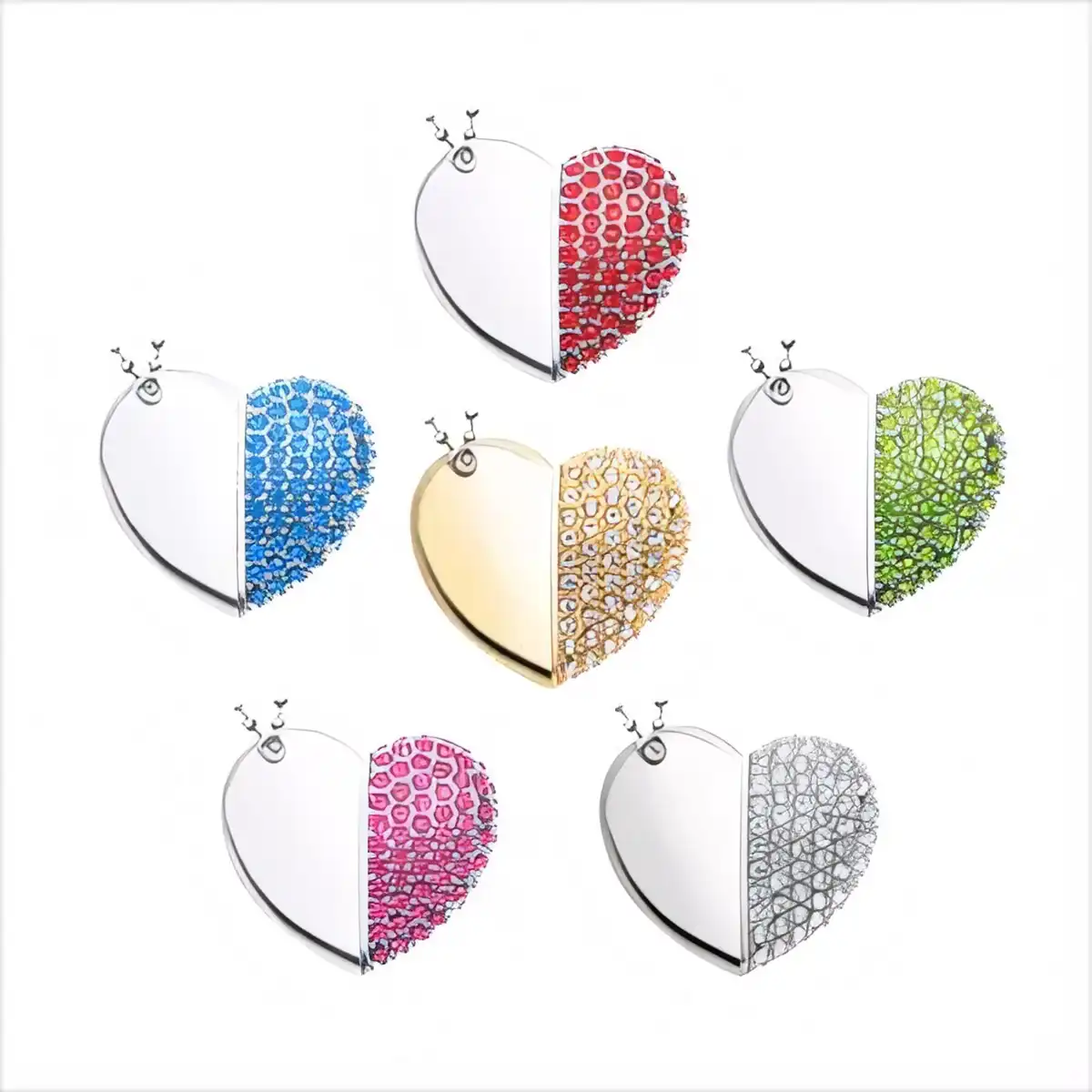 Heart Crystal USB Drive 16GB alternate product angle