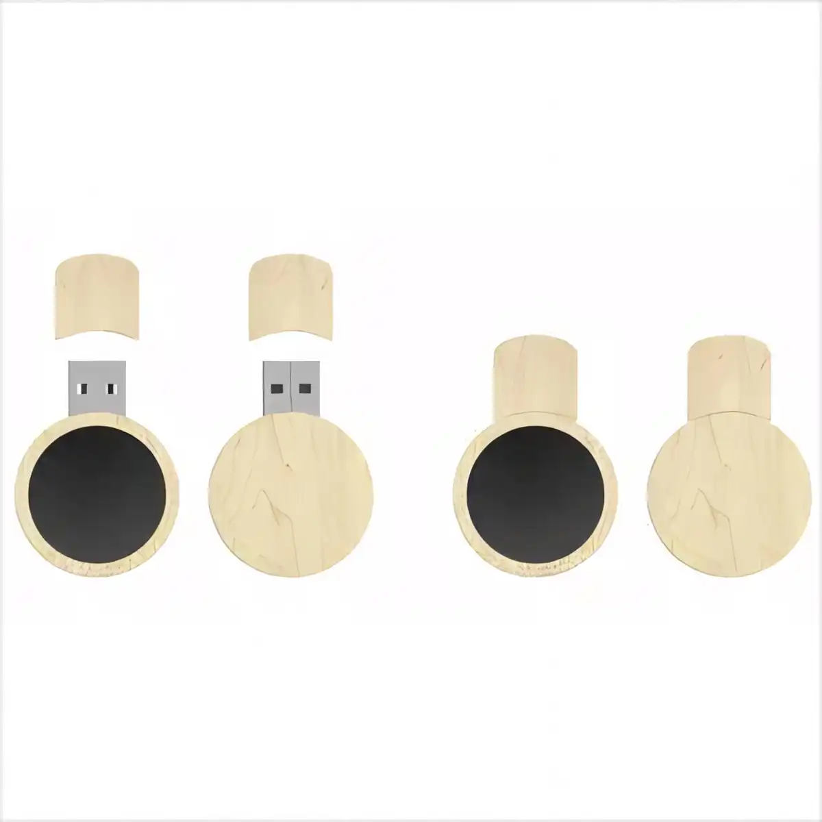 Wooden LED Flash Drive product detail view