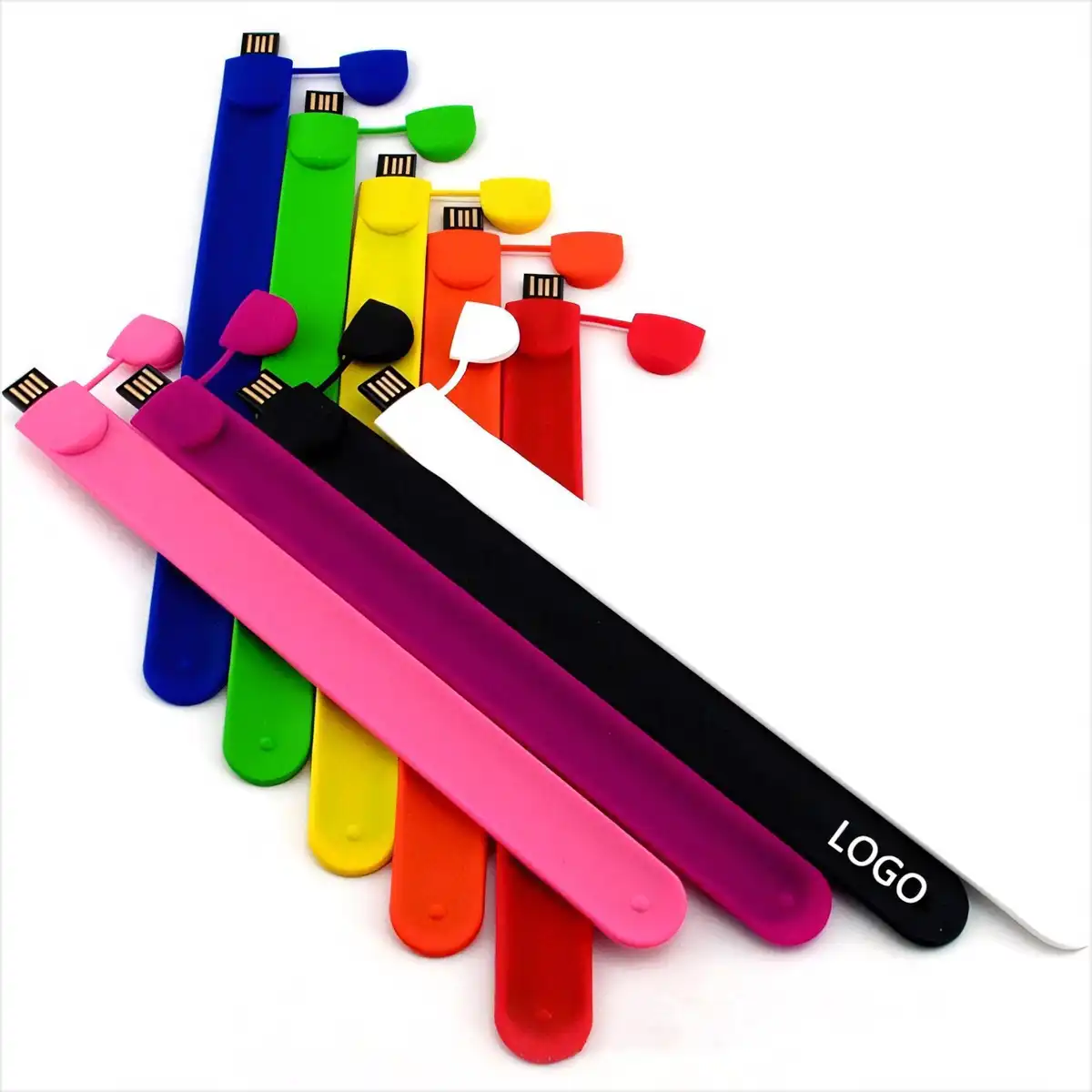 Silicone Slap Bracelet USB Drive