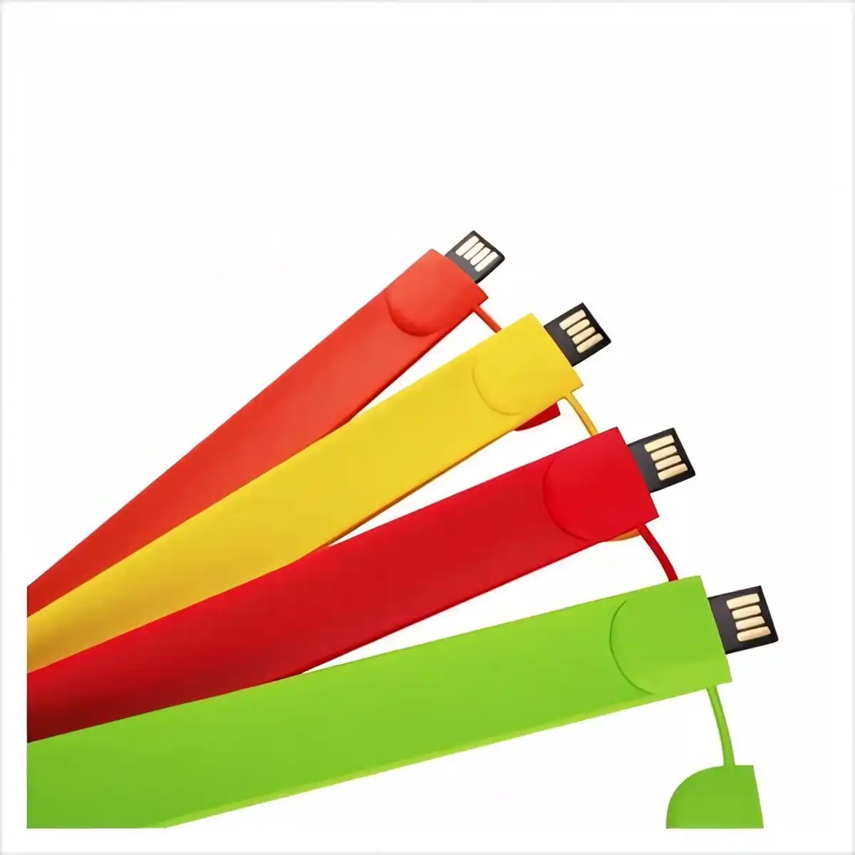 Silicone Slap Bracelet USB Drive alternate product angle