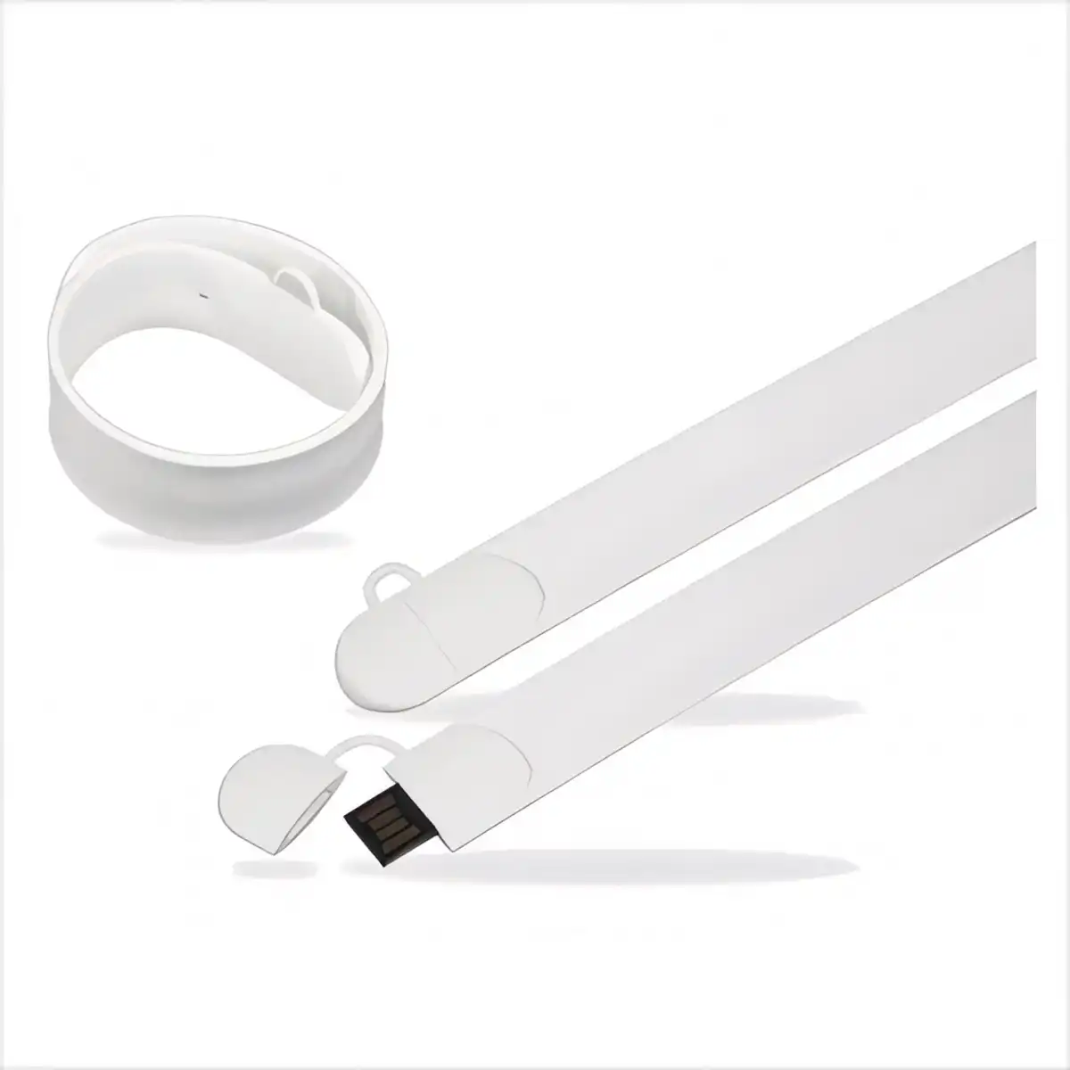 Silicone Slap Bracelet USB Drive product close-up