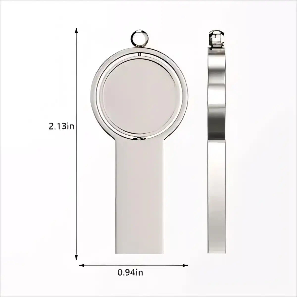 Rotating USB Drive Keychain 16GB product detail view