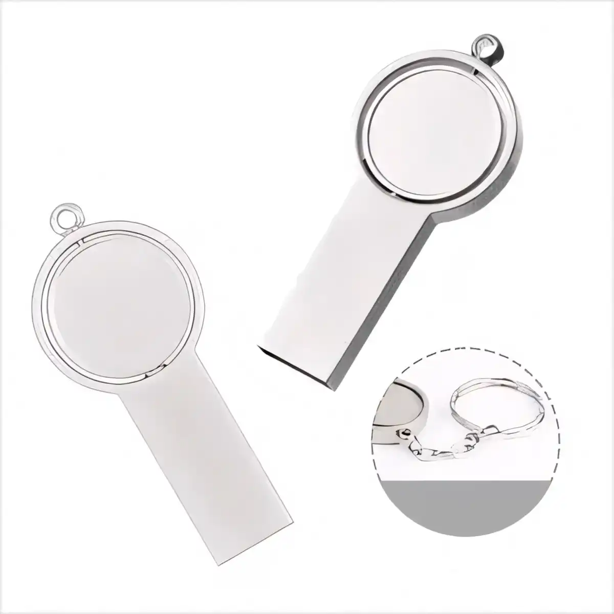 Rotating USB Drive Keychain 16GB alternate product angle