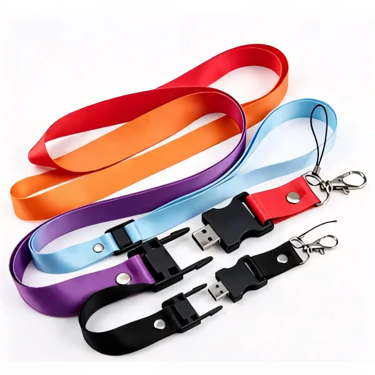 Aluminum Lanyard USB Drive product detail view