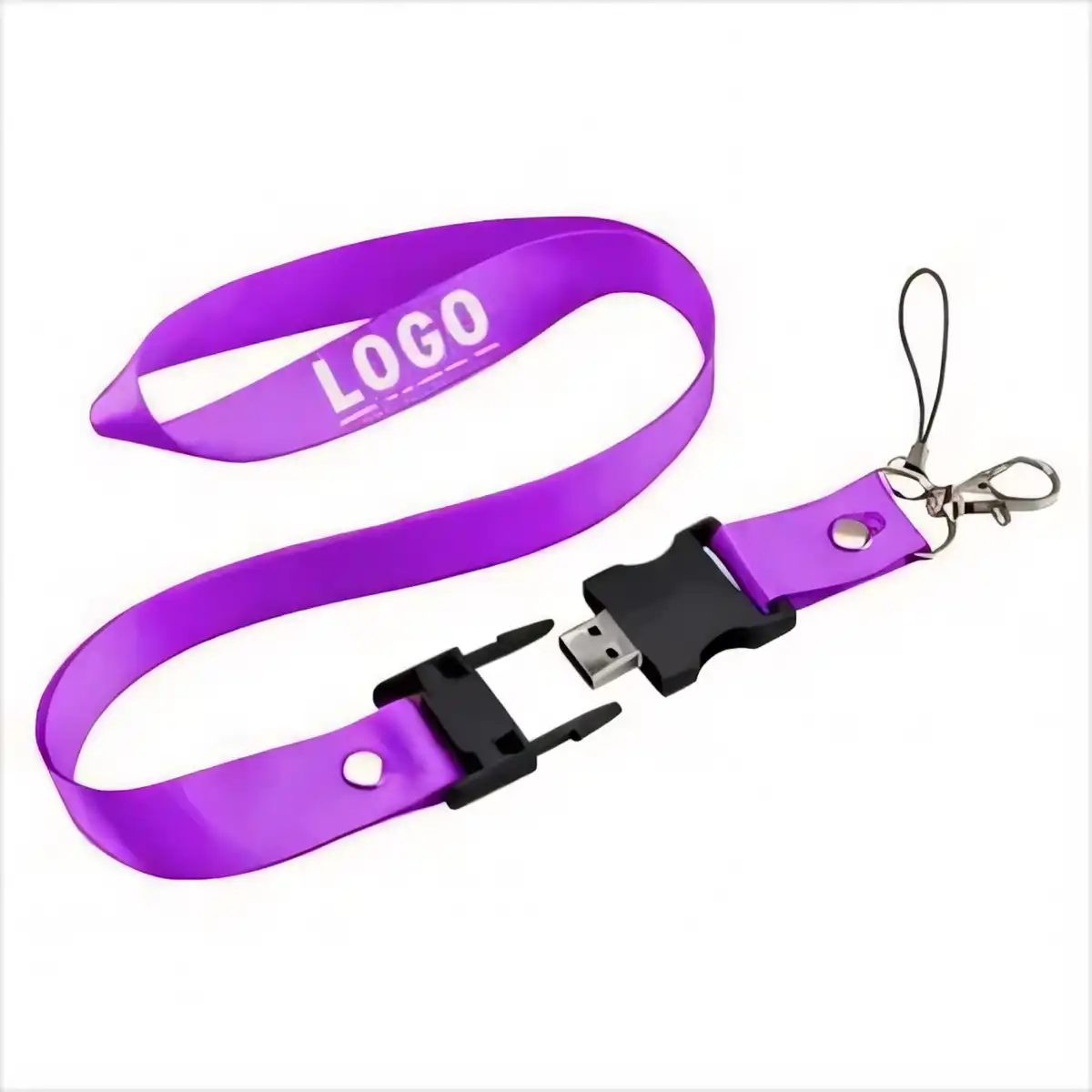 Aluminum Lanyard USB Drive additional product view