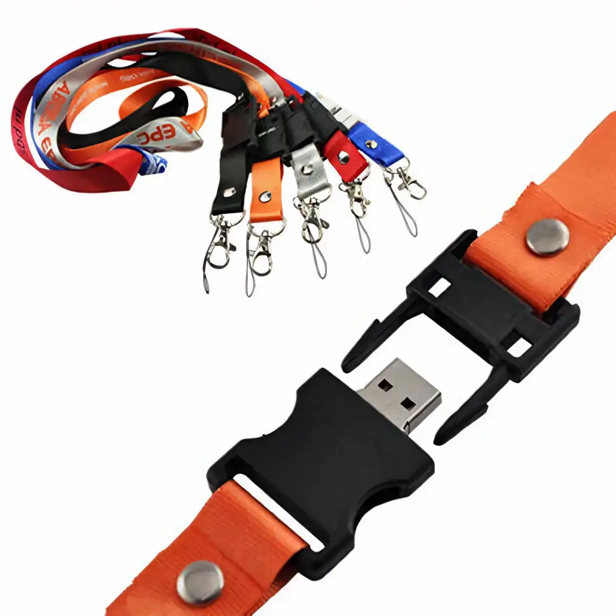 USB Lanyard with Detachable Drive