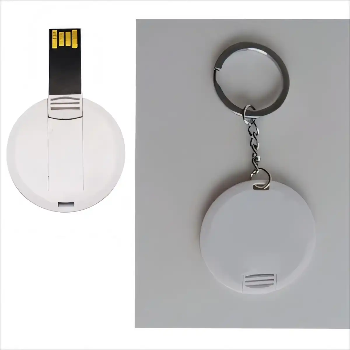 Round Card USB Drive alternate product angle