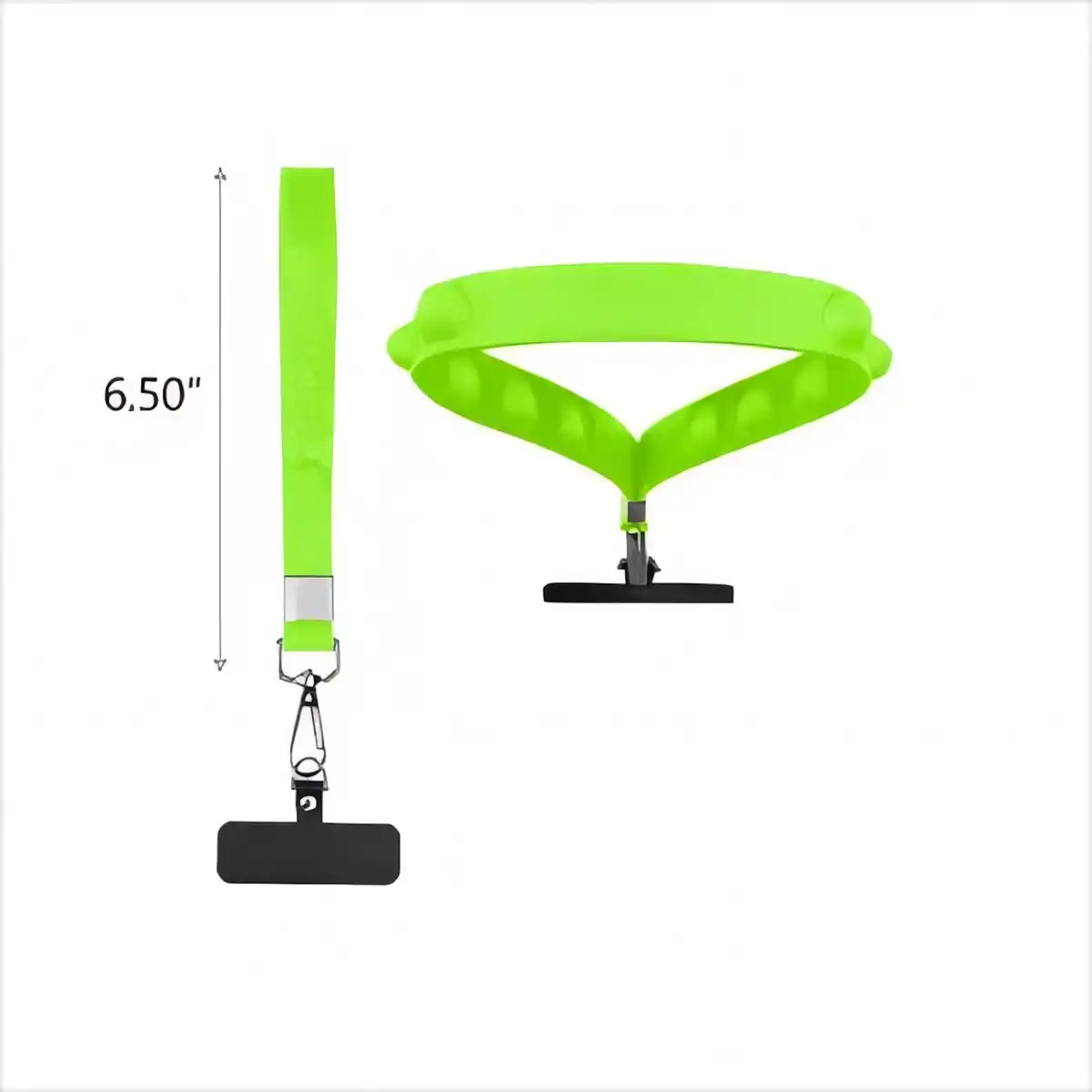 Silicone Fidget Strap Keychain product detail view