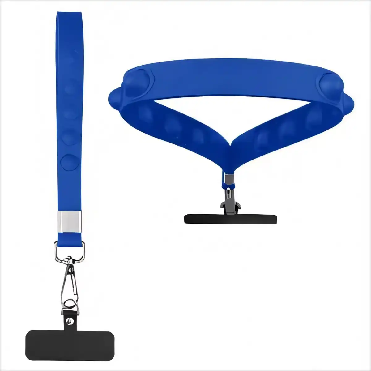 Silicone Fidget Strap Keychain product close-up