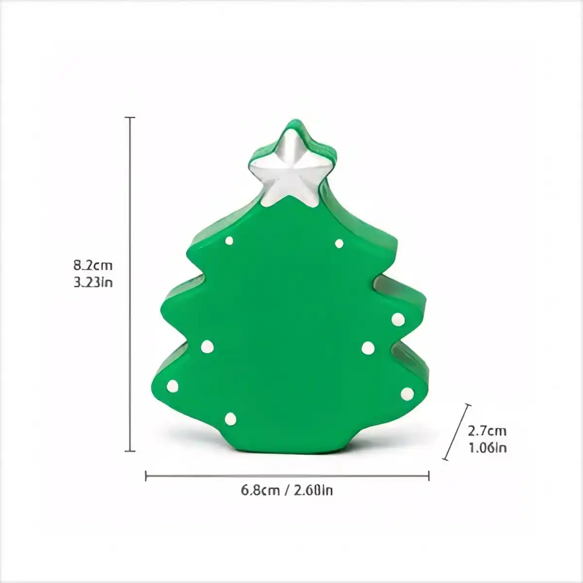 Holiday Tree Squeeze Stress Ball product detail view