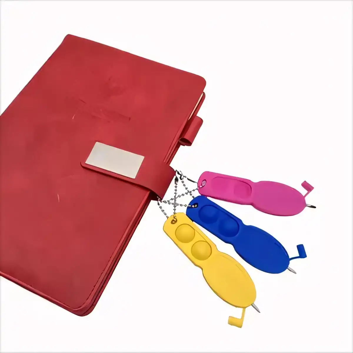 Silicone Pop Fidget Pen Retractable alternate product angle