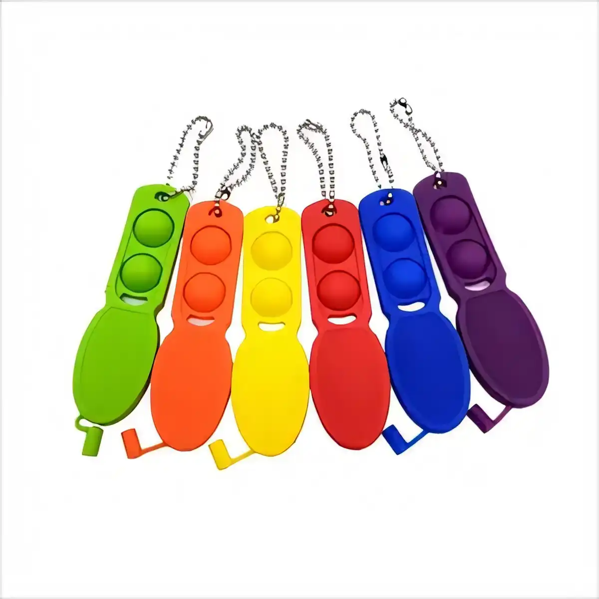 Silicone Pop Fidget Pen Retractable product close-up