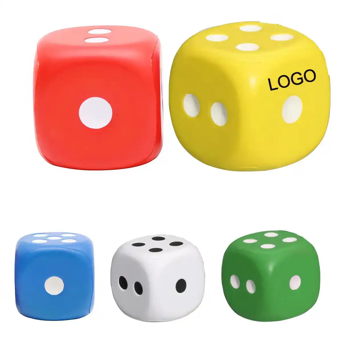 Dice Stress Relief Squeeze Ball