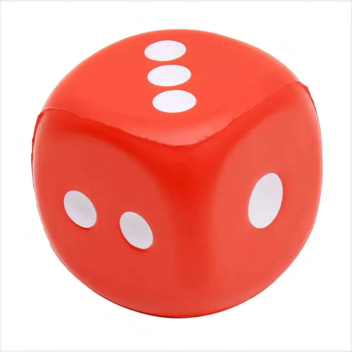 Dice Stress Relief Squeeze Ball product detail view