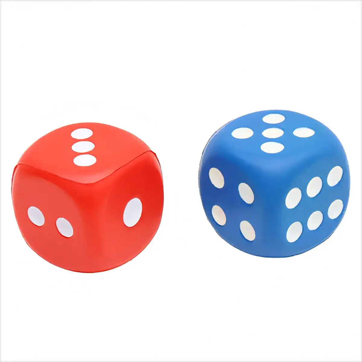 Dice Stress Relief Squeeze Ball alternate product angle