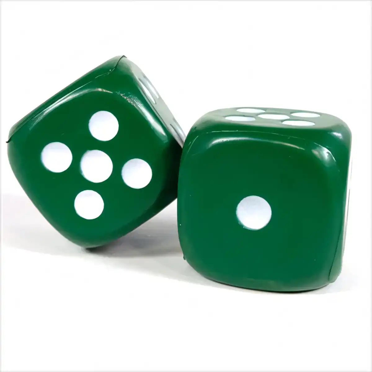 Dice Stress Relief Squeeze Ball product close-up