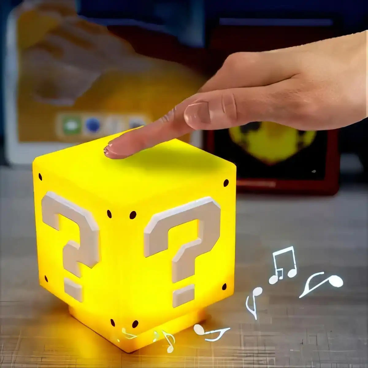 Nintendo Style LED Question Block Lamp product detail view