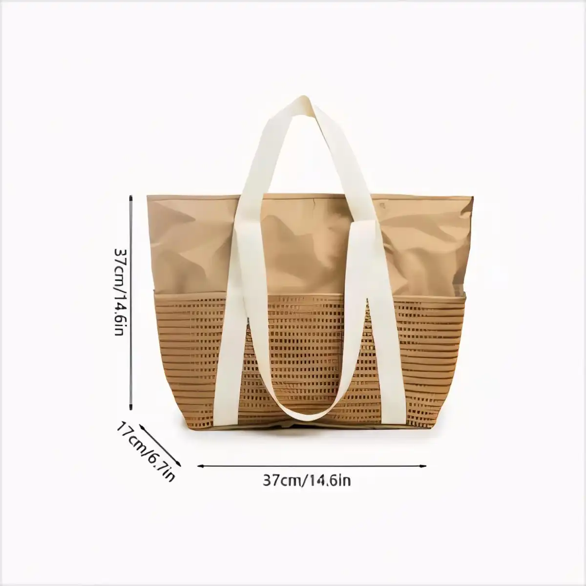 Waterproof Beach Tote with 8 Pockets product detail view