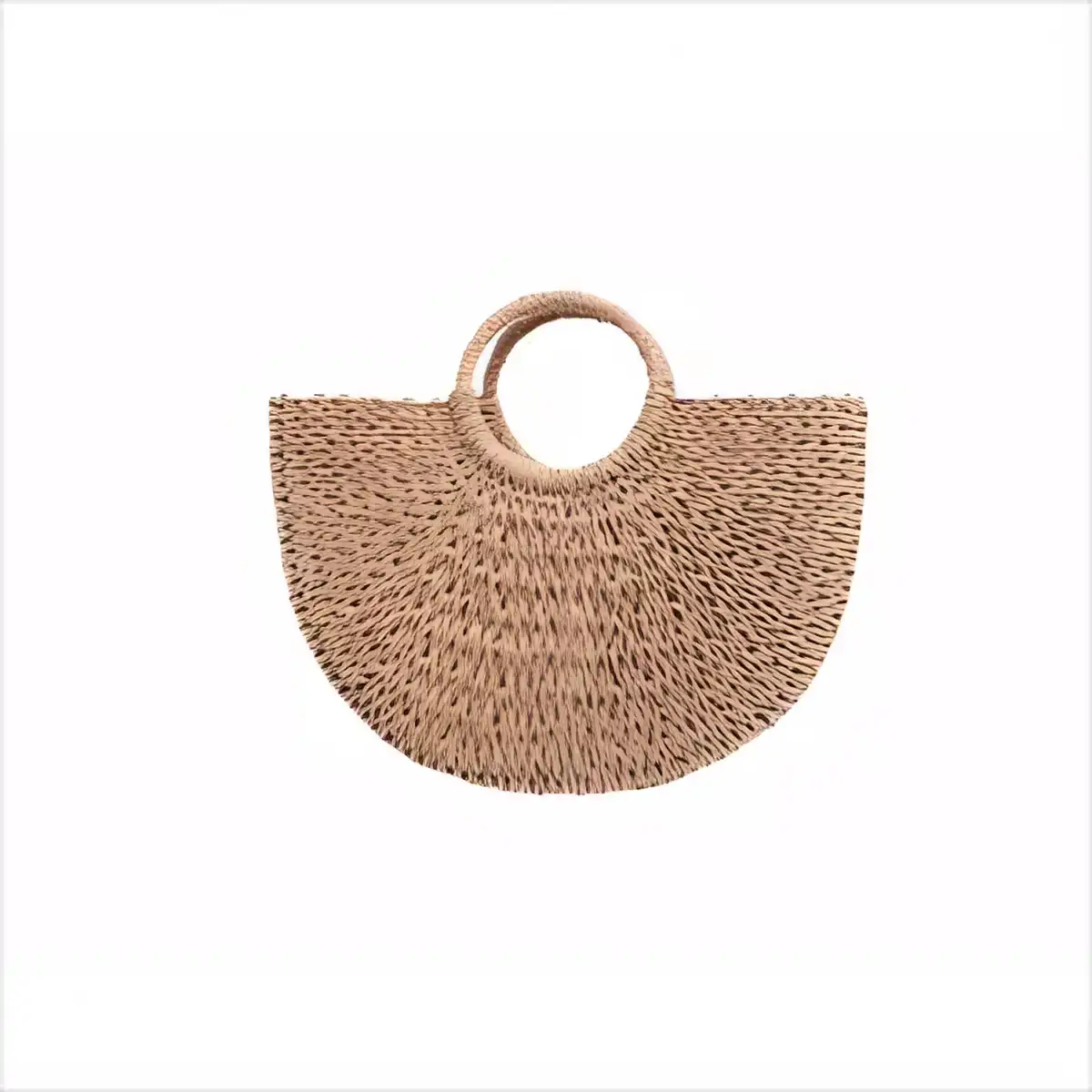Handwoven Straw Tote for Summer product detail view