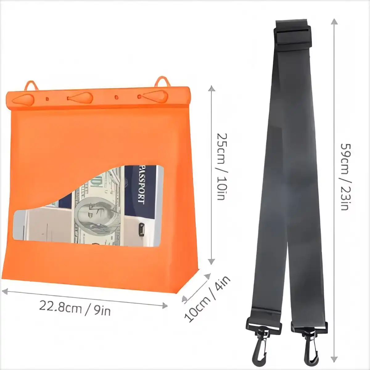 Waterproof Dry Bag with Strap product detail view