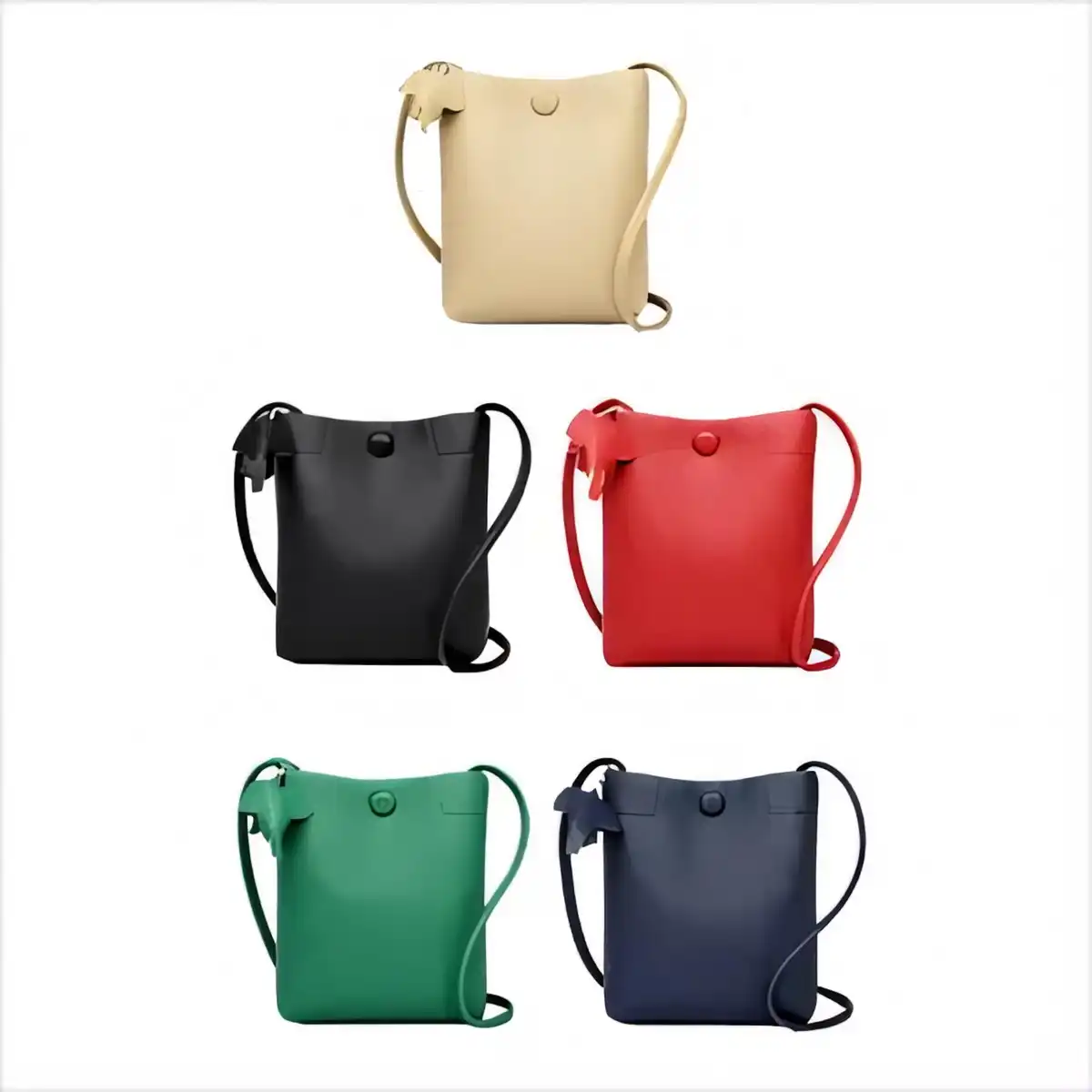 Elegant Cowhide Leather Crossbody Handbag alternate product angle