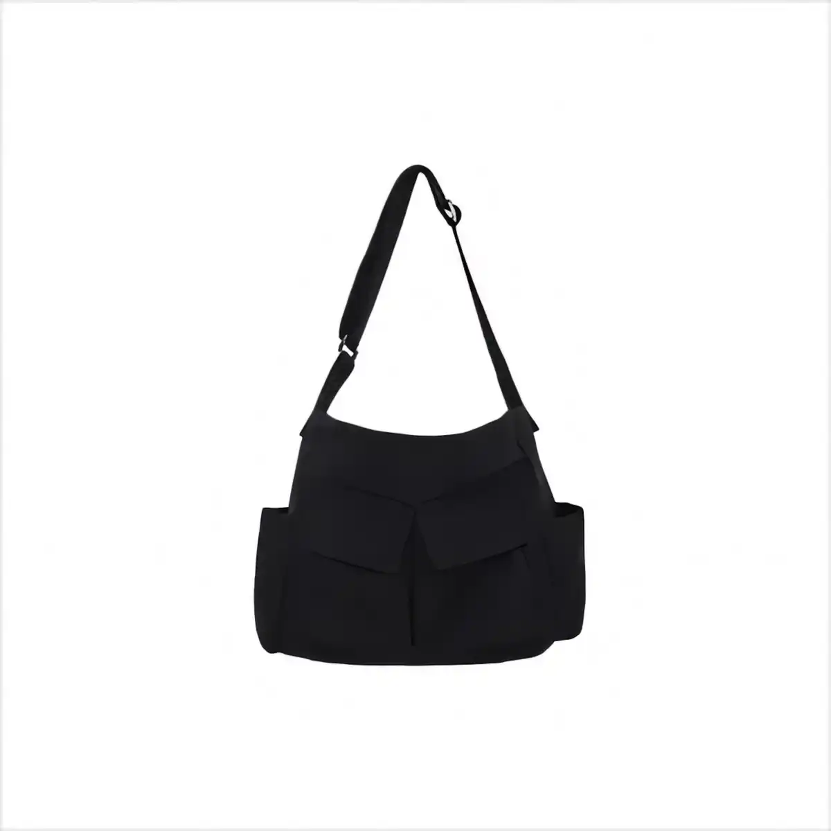 Durable Canvas Messenger Bag Large alternate product angle