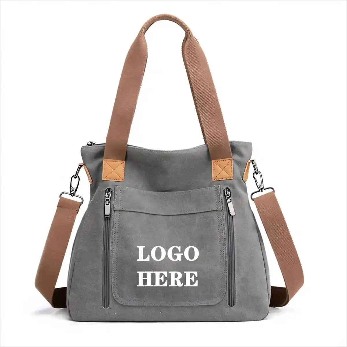 Canvas Tote Handbag Casual Crossbody