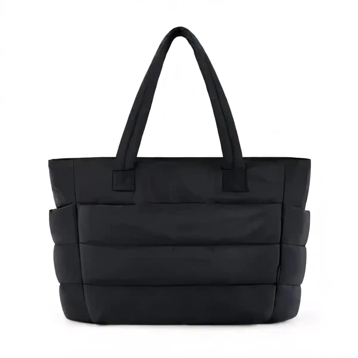 Fluffy Nylon Tote with Laptop Sleeve additional product view