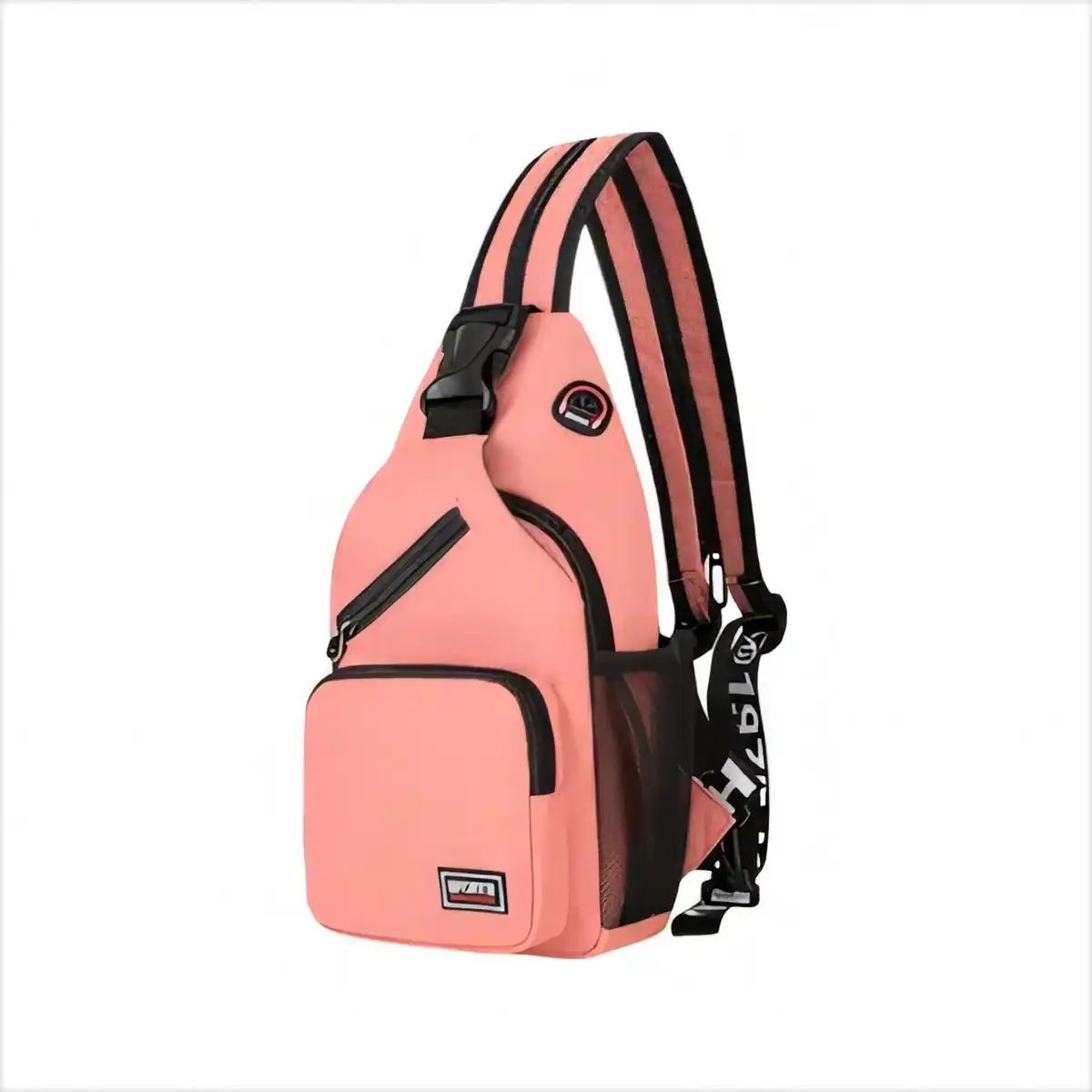 Versatile Canvas Sling Backpack custom logo imprint view