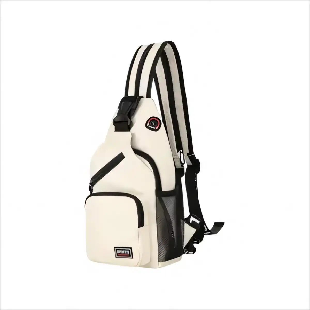 Versatile Canvas Sling Backpack product in use