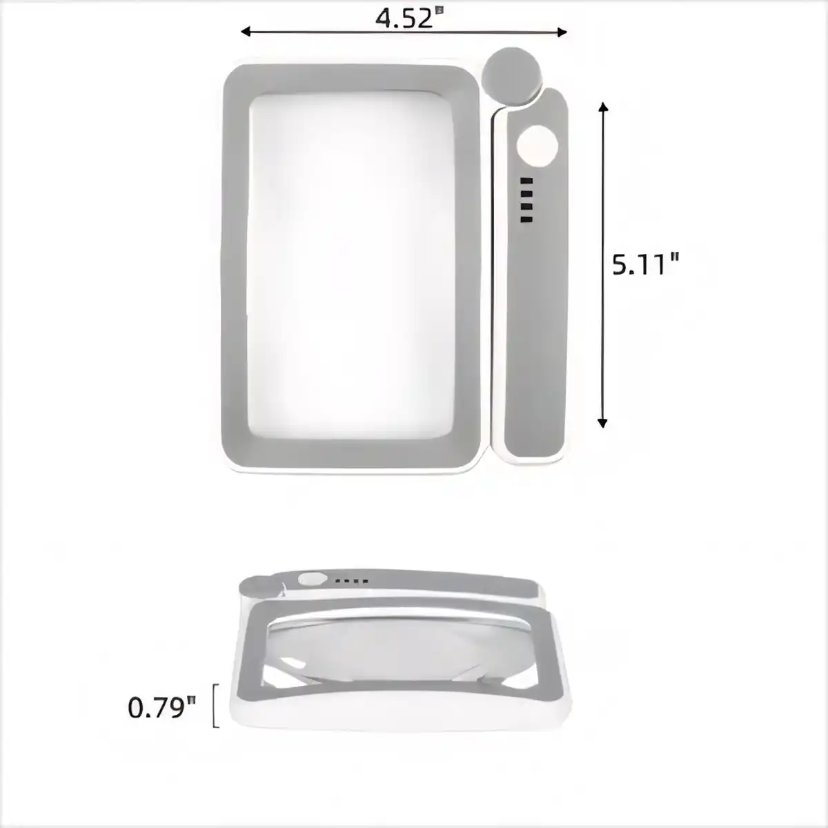 LED Magnifier Foldable Illuminated Lens product close-up