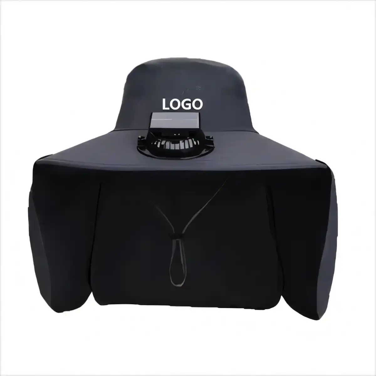 Solar Powered Cooling Hat product with accessories