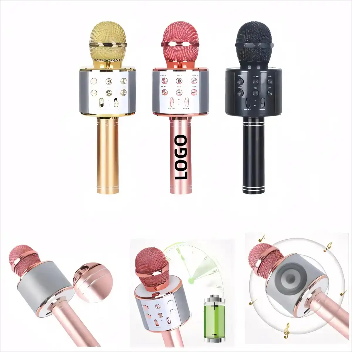 Metal Karaoke Microphone Premium