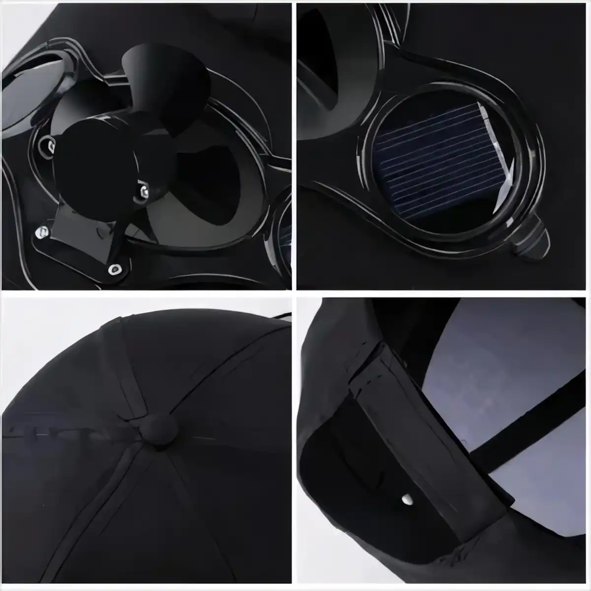 Solar Powered Cooling Cap alternate product angle