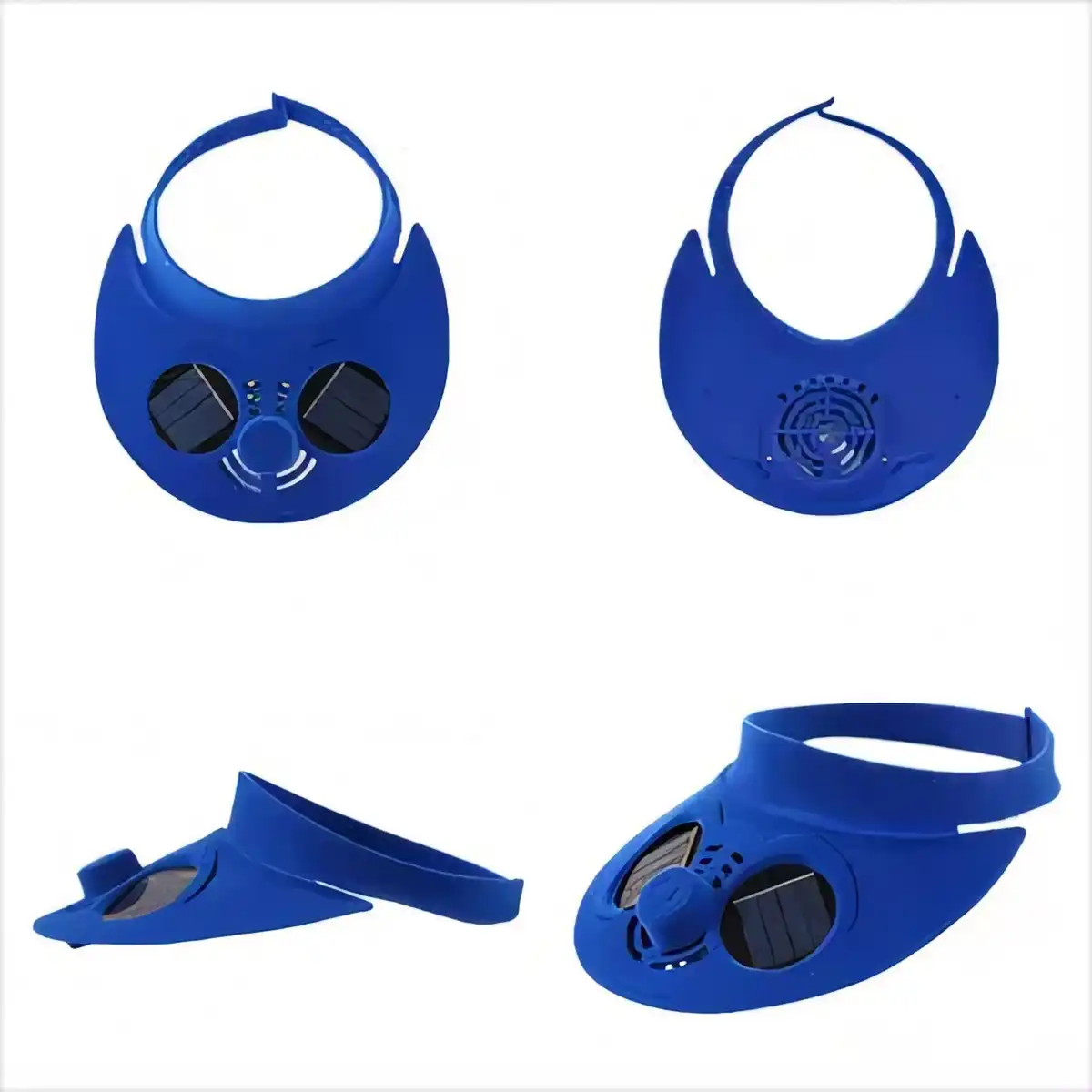 Solar Powered Cooling Visor Hat product close-up
