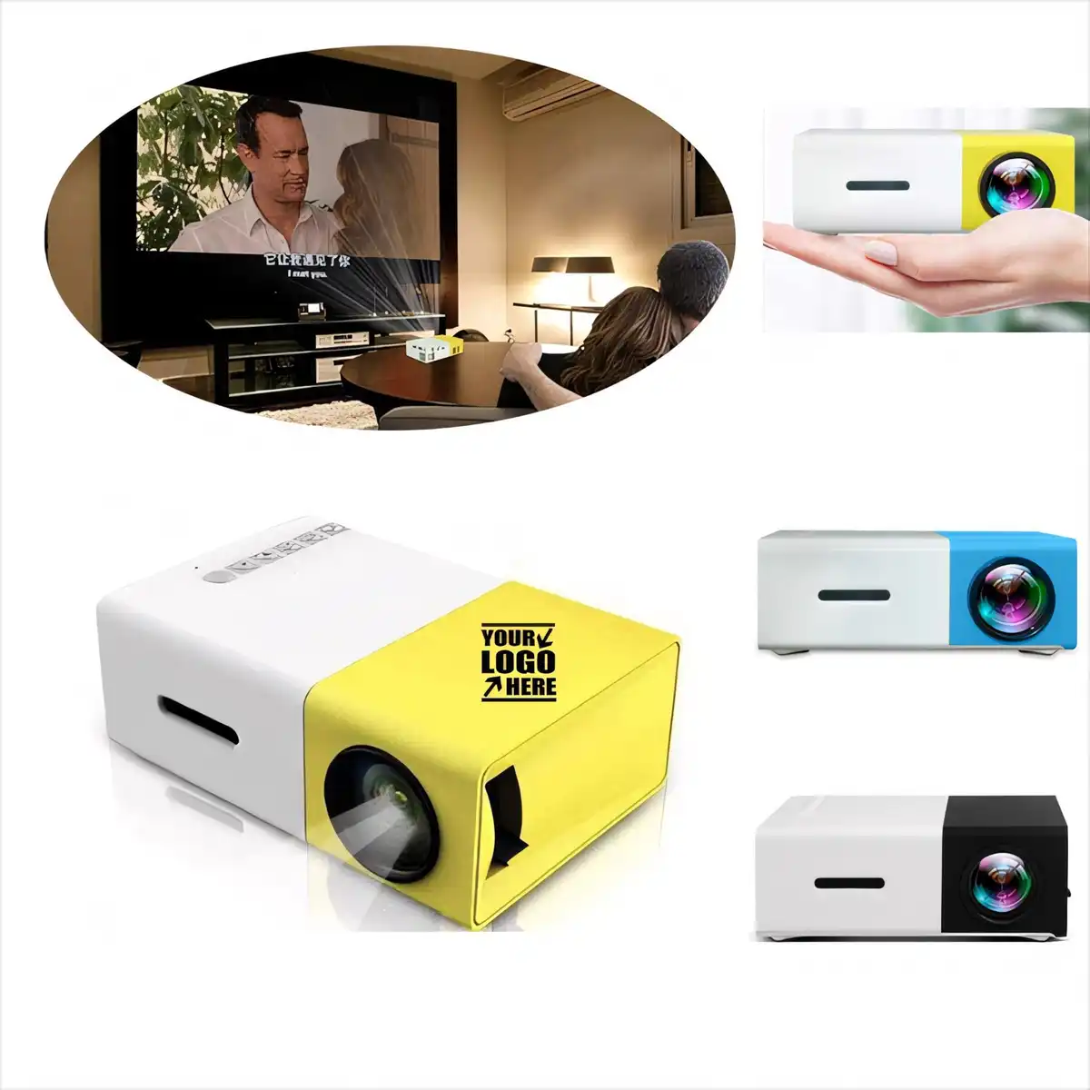 Portable LED Mini Projector Home Theater