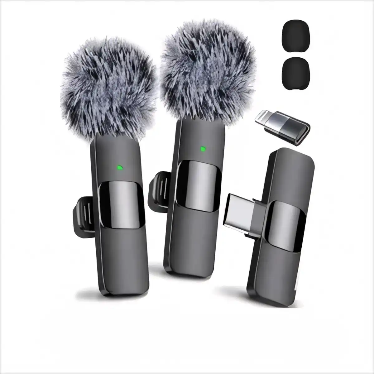 Wireless Mini Microphone 2 Pack product detail view