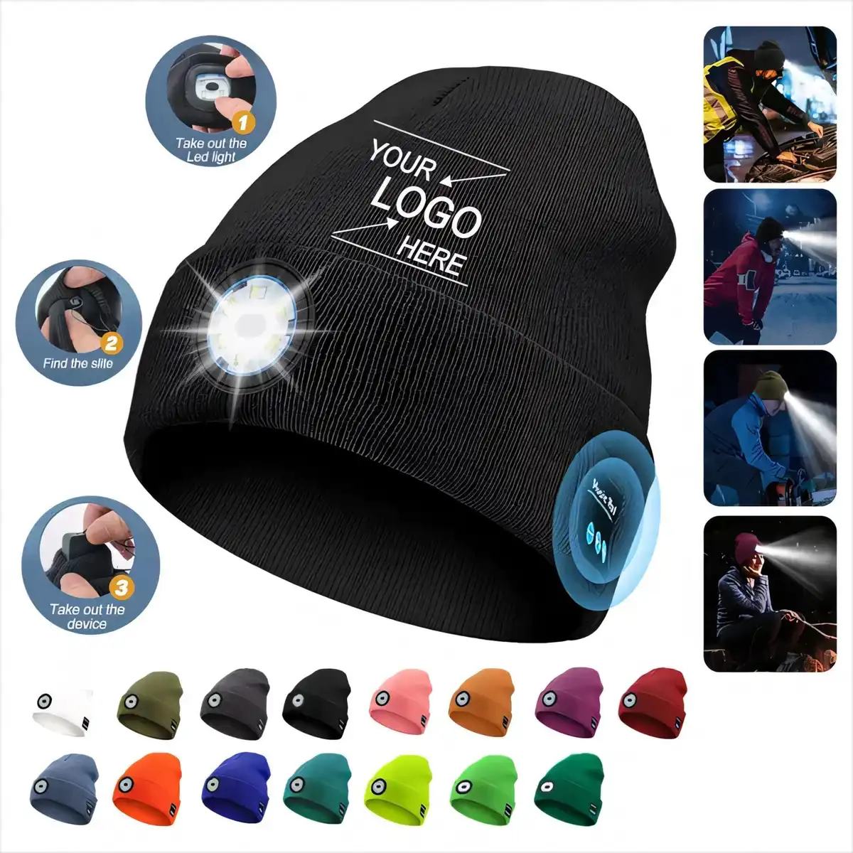 LED Wireless Beanie Hat