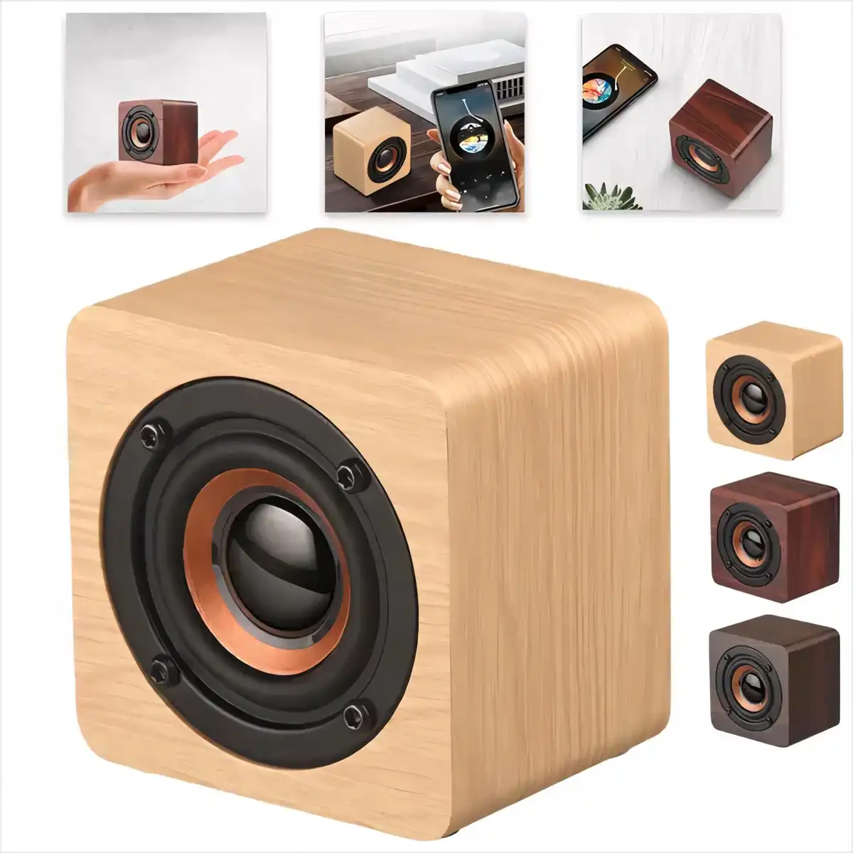 Retro Wooden Wireless Speaker