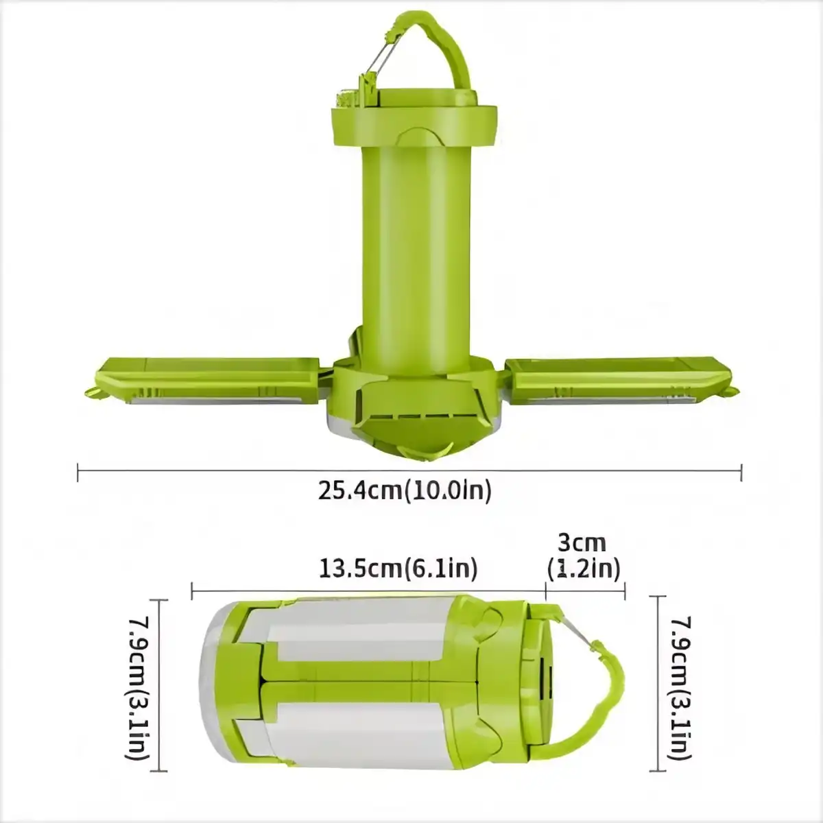Portable LED Camping Lantern Rechargeable alternate product angle