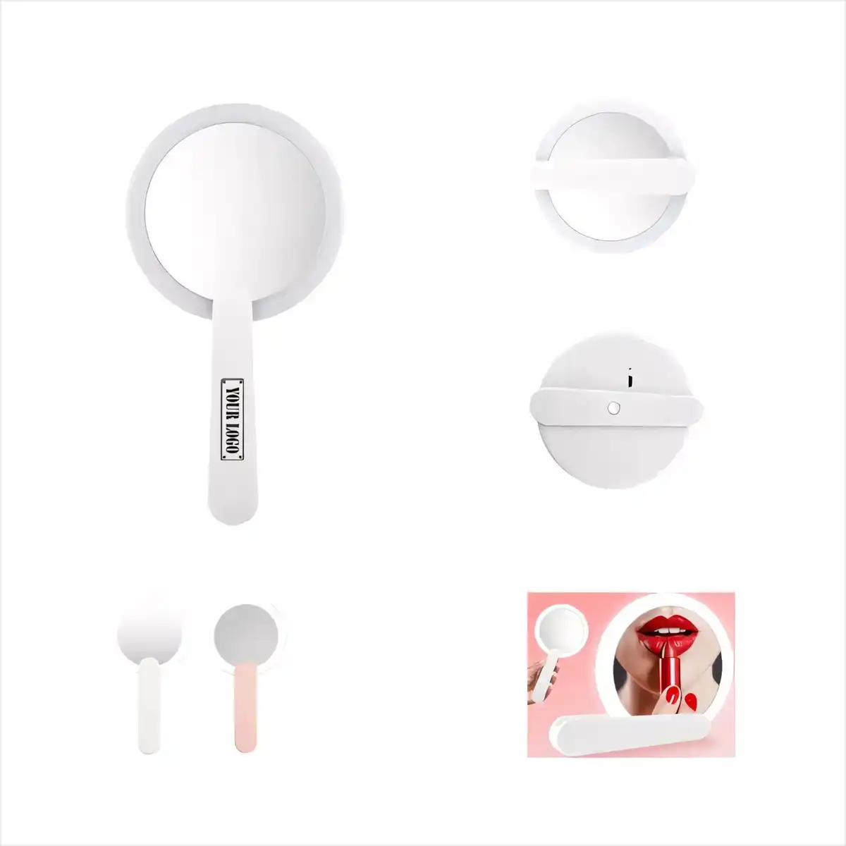 LED Swivel Grooming Mirror