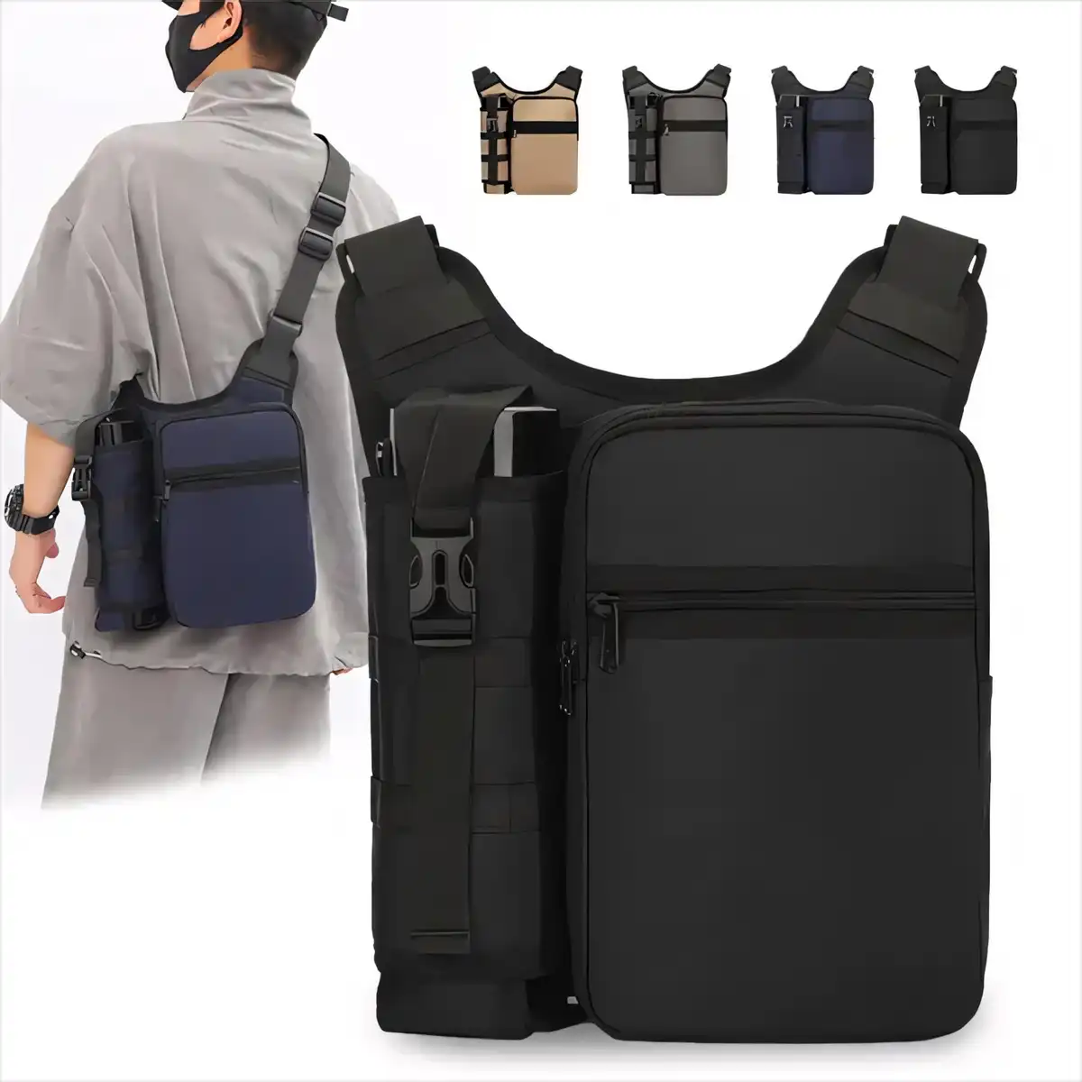 Men's Crossbody Hydration Pack alternate product angle