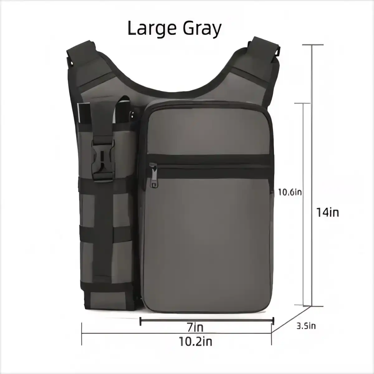 Men's Crossbody Hydration Pack product in use