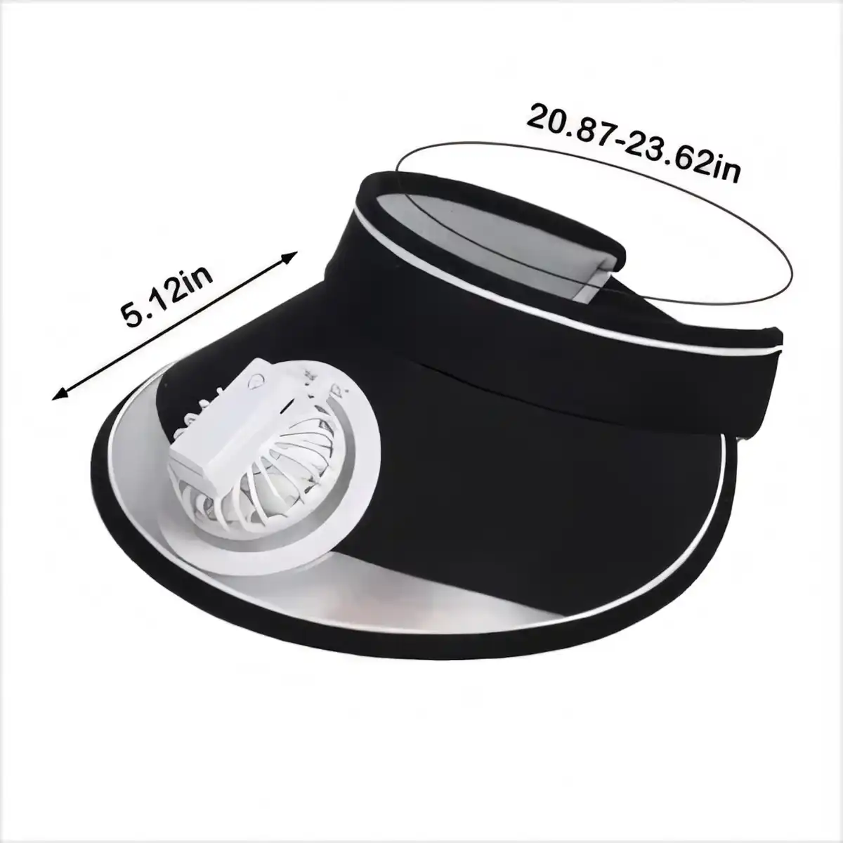Rechargeable Cooling Visor Hat product detail view