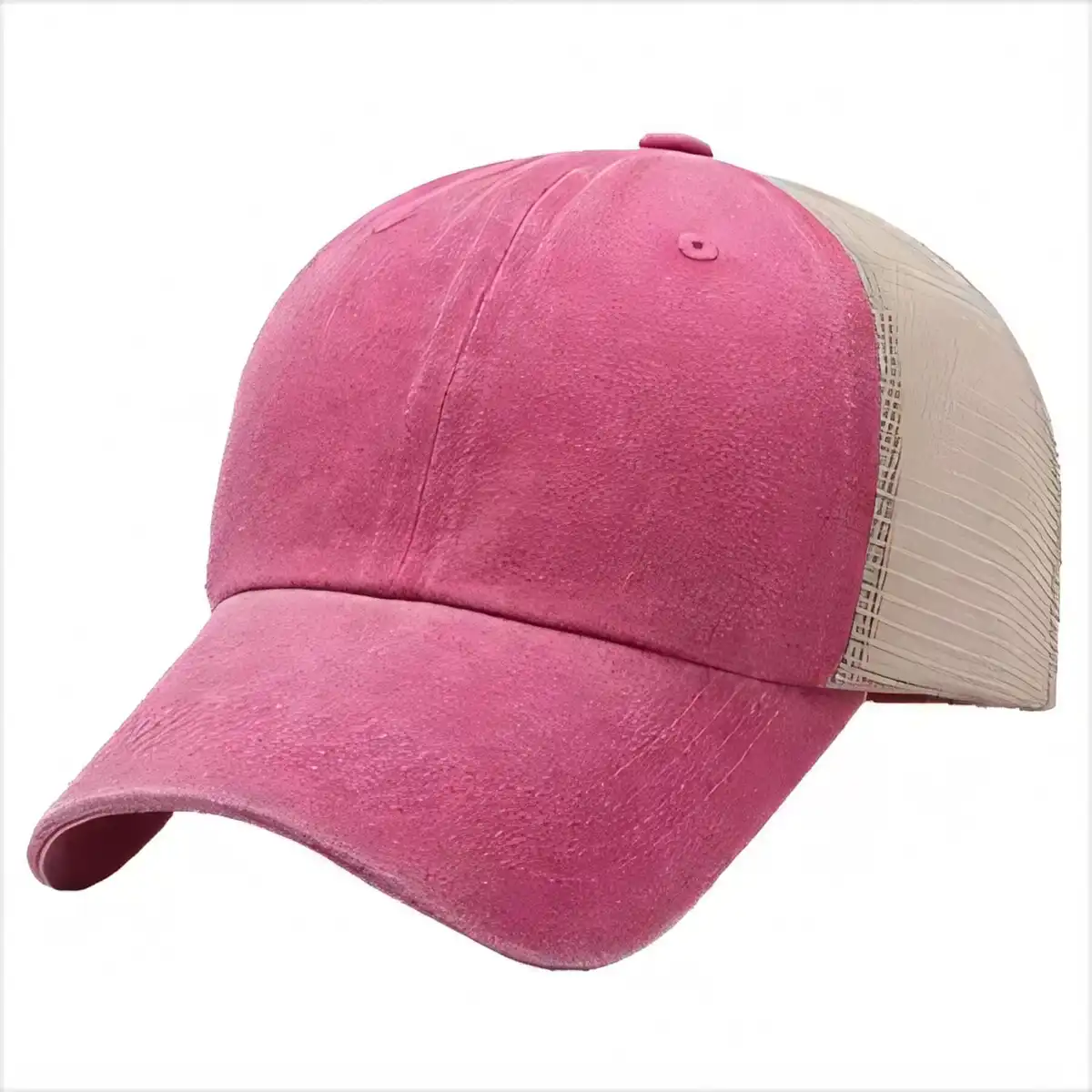 Vintage Washed Trucker Cap product close-up